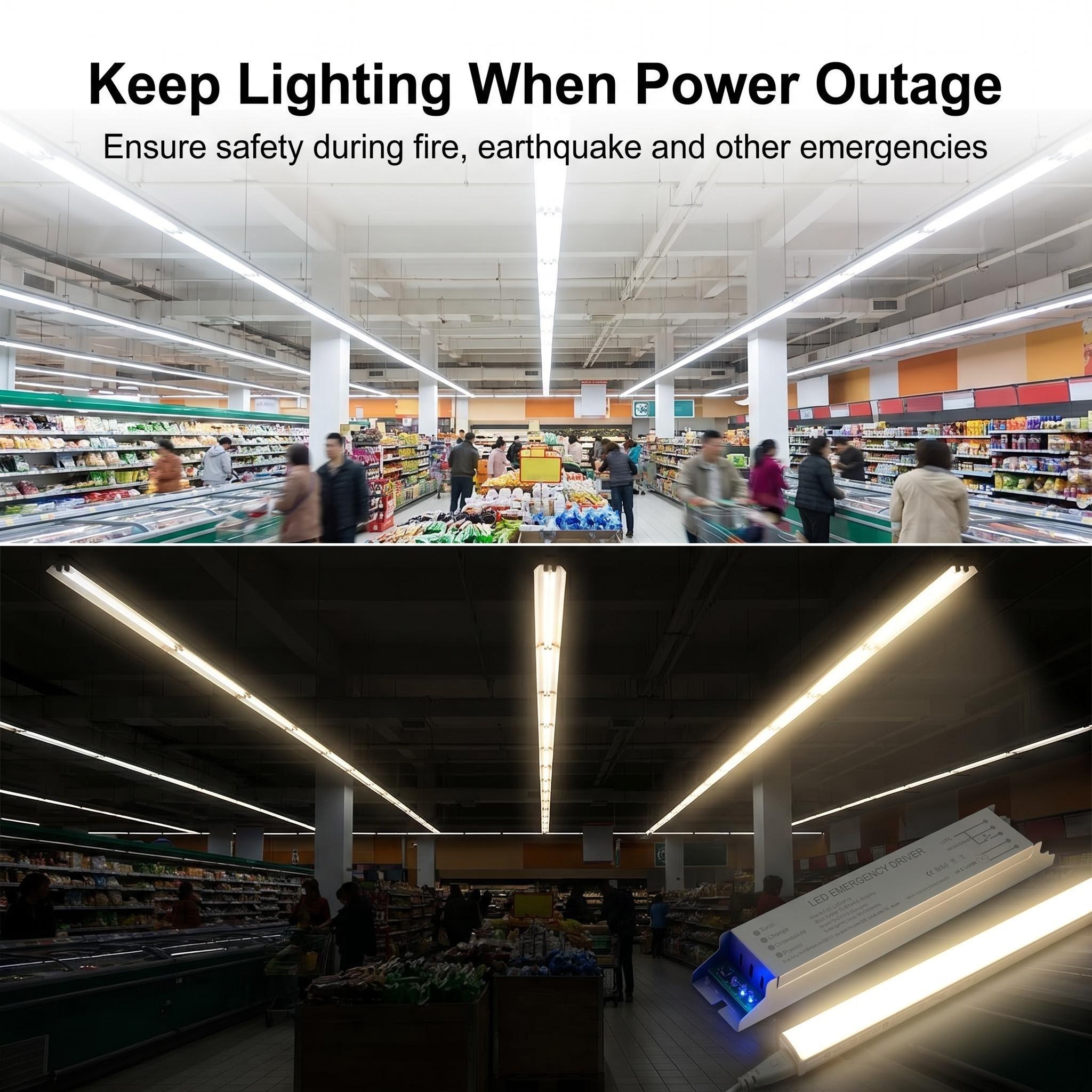 emergency power supplyEmergency effect in case of power failure