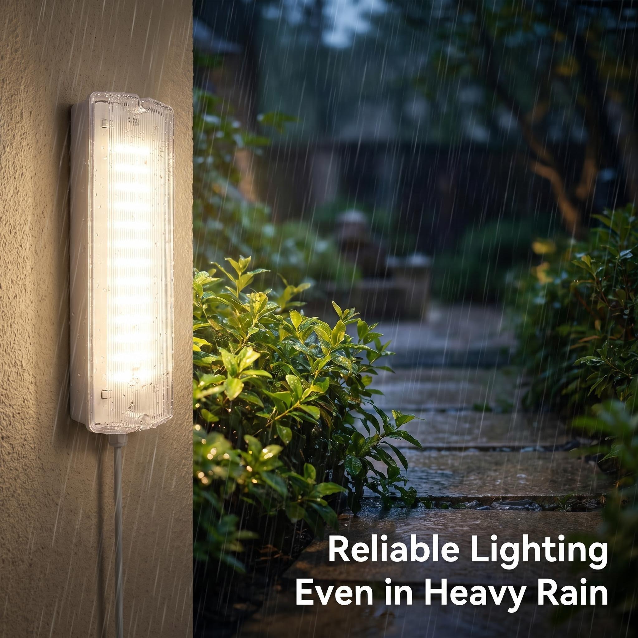 IP65 Smart LED Emergency Bulkhead | 10W | Remote Dimmable & CCT Tunable | 900lm Emergency Output HM-BHD04