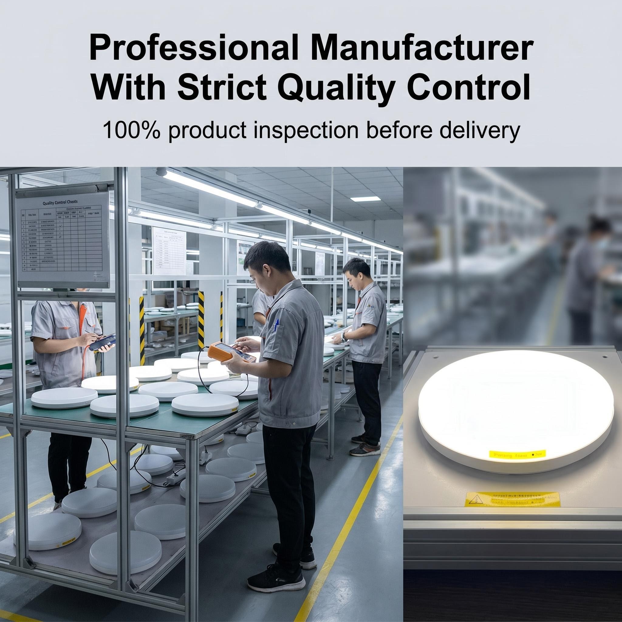 IP65 Waterproof Round LED Emergency Ceiling Lamp | 18W | CCT Adjustable | LiFePO4 Battery Backup HM-LED-X18W