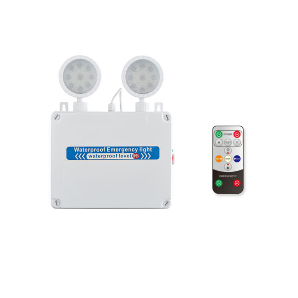 IP65 Waterproof LED Emergency Light | 900lm | Remote Dimmable & CCT Tunable