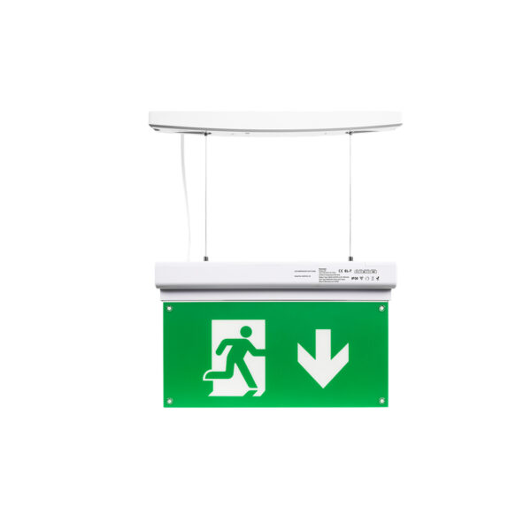 Premium LED Emergency Exit Sign | LiFePO4 Battery | Self-Test Function | 4-Way Universal Mounting EXIT-LED-ES06