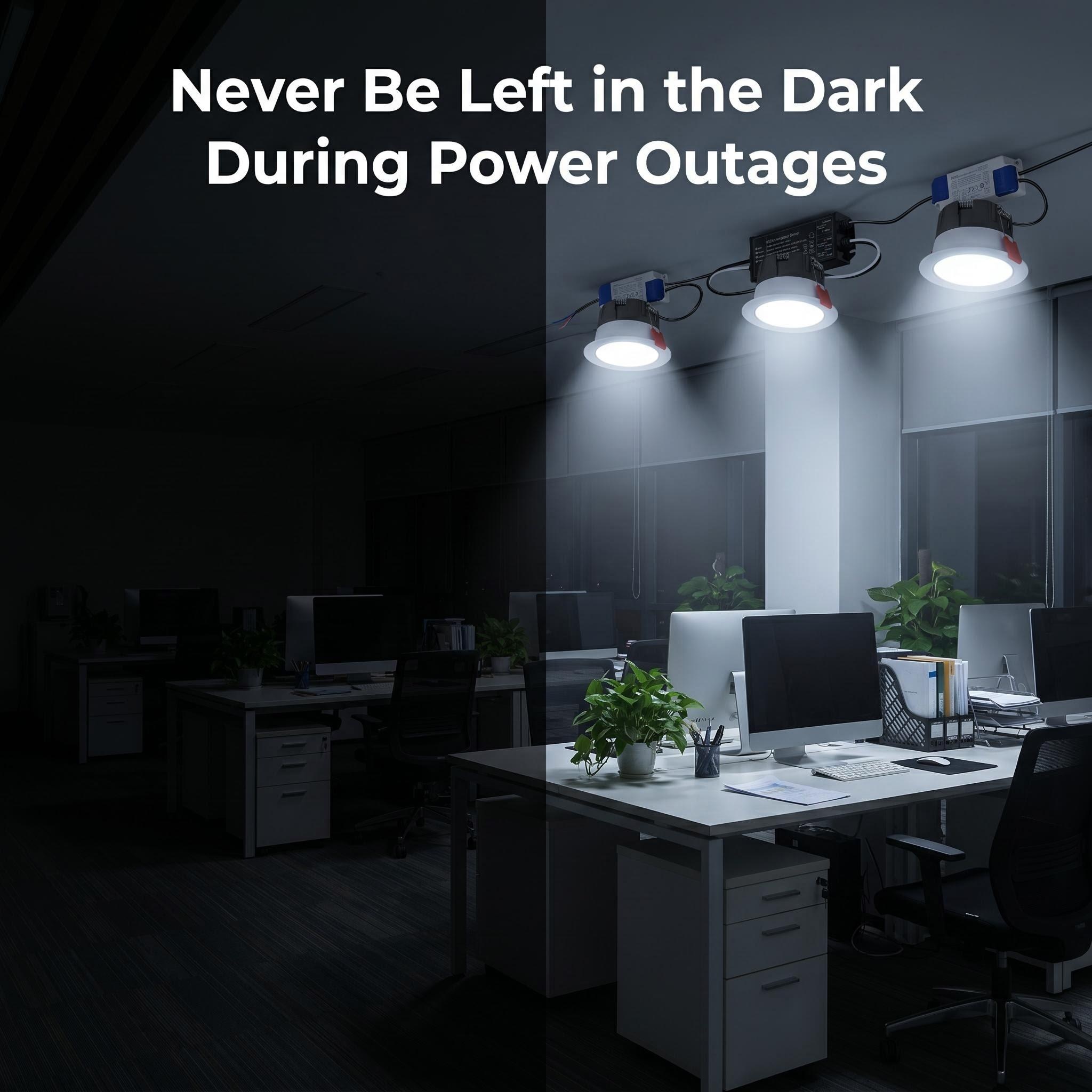 Emergency lighting During power outages