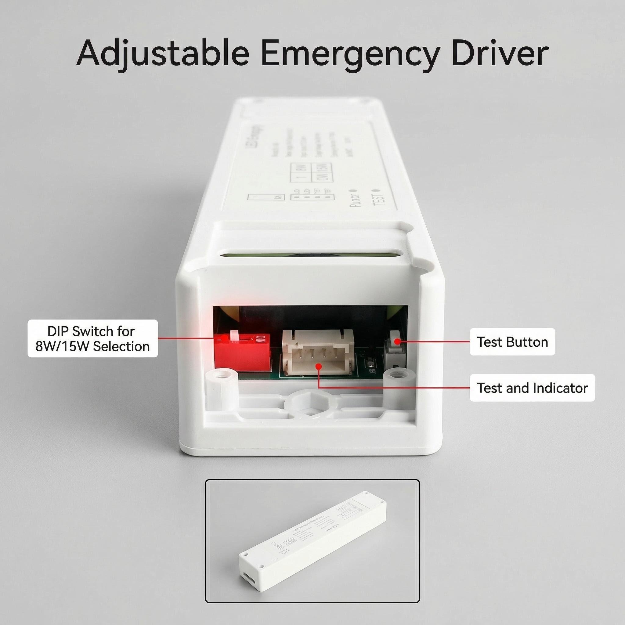 Emergency power kit terminal port