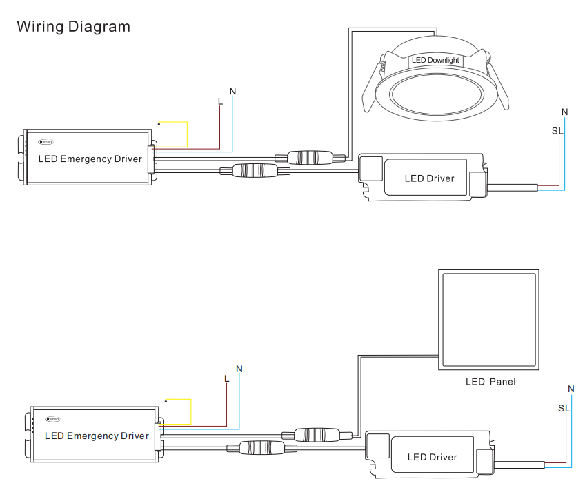 FAT-LED-F1A wiring diagram