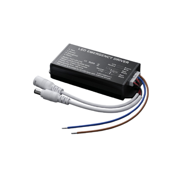 Slim LED Emergency Driver | 3-80W Wide Compatibility | 3-Hour Backup |FAT-LED-F1C