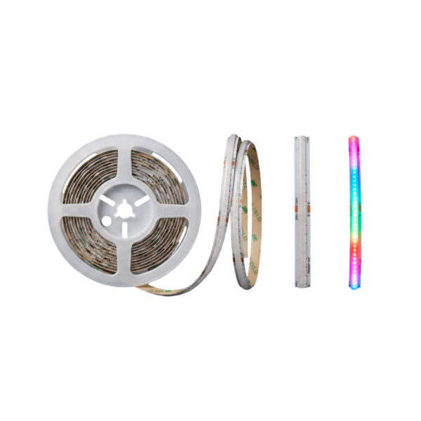 Premium Addressable COB LED Strip Light | RGB RGBW RGBCW | WS2811 WS2814 SPI | Dot-Free Digital Chasing Flexible Tape | DC24V