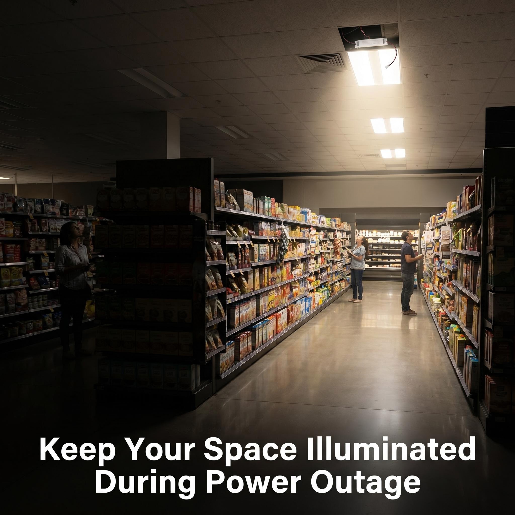 LED-EMW10B Emergency poer kit Keep your space illuminated during power outage